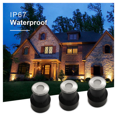 IP67 매립형 조명 미니 매립등 12V 24V 따뜻한 백색 DIA45MM 프로스티드 유리 렌즈 없음