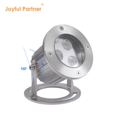 수중 잠수 연못 조명 스테인리스 스틸 316L 3*2W IK 등급 08 2미터 케이블