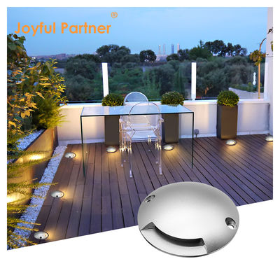 매입형 LED 계단 조명 자외선 차단 양극산화 DC12V SMD2835 LED1W 현대적인 실외/실내 조명기구