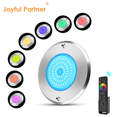 RGB 울트라 슬림 IP68 수영장 조명 LED SS316 주택 통합형 SMD2835 6W