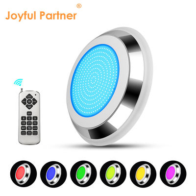 수중 수영장 조명 AC12V 스테인리스 스틸 색상 변경 벽 장착 RGB ø280 * 35mm