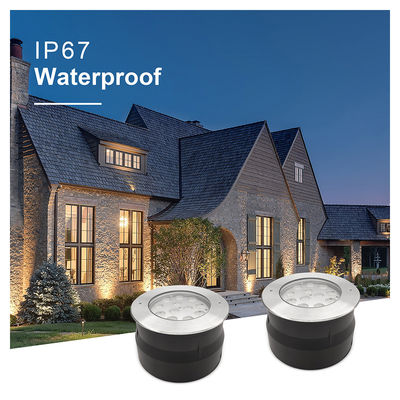 품질  IP67 LED Underground Light 12W 24W 36W DIA185MM RGB3in1 3000K Warm White For Garden Park Plaza 공장