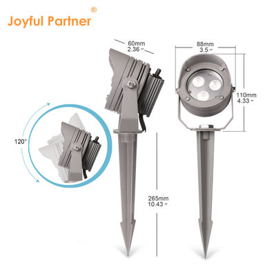 IP65 12V DC 디밍 장식 LED 스포트라이트 알루미늄 야외 풍경 램프