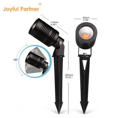 COB 풍경 조명 조정 가능한 10W 24V 또는 100~240VAC RGBW 알루미늄 보디 4in1 Yard Pathway
