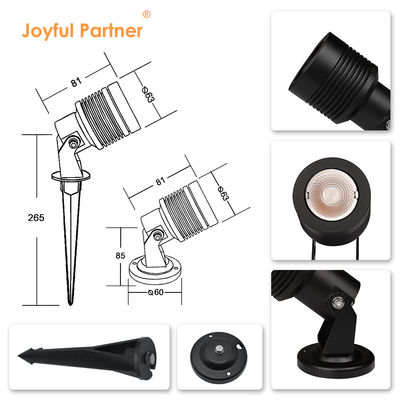 조정 가능한 각 정원 위 아래 빛 6W 10W 광장 야외 바닥 조명