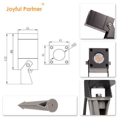 방수 IP65 LED 풍경 스팟 라이트 Patio Pathway 외관 스파이크 정원 라이트
