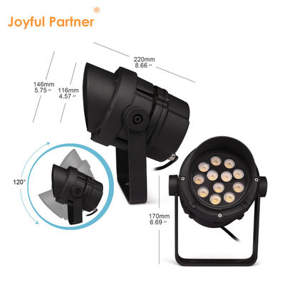 고 밝기 둥글 야외 RGB LED 스포트라이트 IP65 LED 풍경 나무