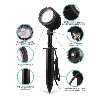 24VDC 야외 LED 정원 스팟 라이트 5W 10W 15W 저전압 LED 스팟 라이트