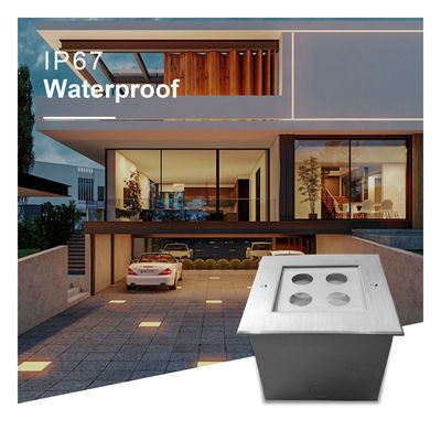 12V DC 바닥 단계 LED 야외 지하 조명 IP67 묻힌 3W 4W 8W