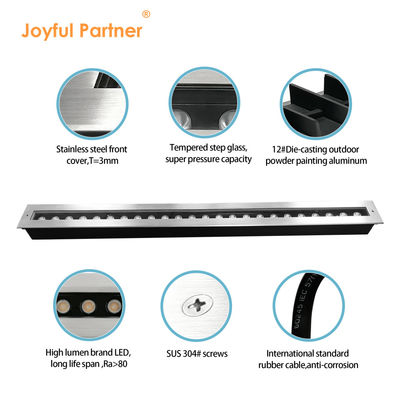 방수성 IP67 경로 선형 계단 조명 1000mm LED 뚜렷한 지상 조명
