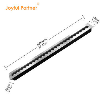1m Walkover LED 지하 조명 24w 48w 야외 및 실내 IP67 등급