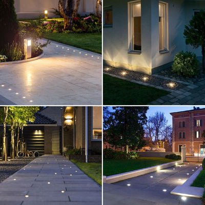 LED 지하 램프 스테인리스 스틸 1W 2W AC/DC 2700K-6000K DIA38MM