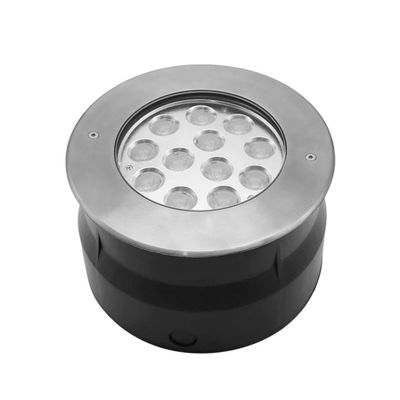 IP67 LED 지하 조명 12W 24W 36W DIA185MM RGB3in1 3000K 따뜻한 흰색 가든 파크 플라자