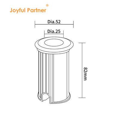 방수 수중 조명 DC12V 24V 316 스테인리스 스틸 레진 충전 3W RGB3in1