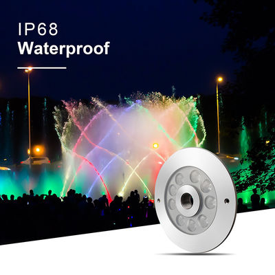 27W 3 in 1 RGB LED 펀턴 라이트 상업 광장용 스테인리스 스틸
