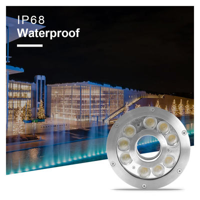 IP68 LED 수중 분수 조명 2700K - 6500K SS316 12V / 24V 호환