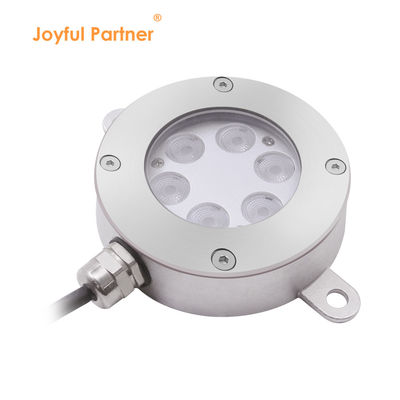 수중 LED 분수 조명 6W RGB IP68 방수 분수 조명 2700k - 6000k