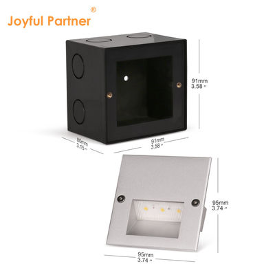 벽에 꽂힌 2W Osram SMD LED 단계 조명 IP65 현대 디자인 알루미늄 재료 복도