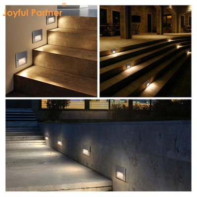 1.5W 3W 방수 LED 계단 조명 IP65 넓은 LED 계단 조명 야외