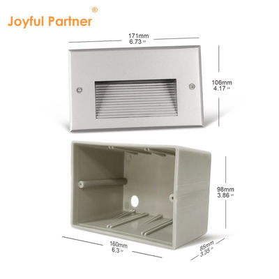 평면 IP65 LED 벽등 12V 24V 따뜻한 흰색 LED 계단 벽등