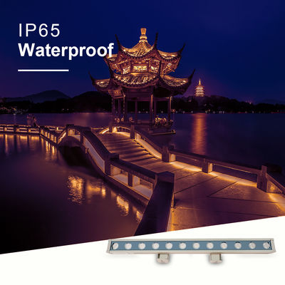알루미늄 색상 18W LED 벽 세탁기 빛 야외 방수 선형 빛