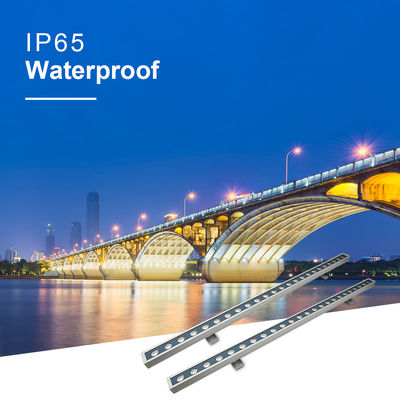 선형 LED 벽 세척기 빛 9W IP65 LED RGB 스팟 라이트 건물 장식
