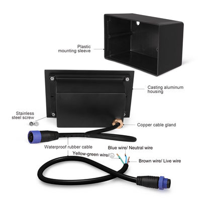 SMD 6W LED 벽등 IP65 묻힌 바닥등 야외 LED 계단등