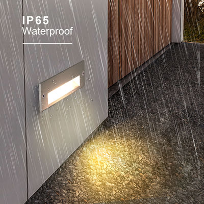 직사각형 묻힌 LED 벽 팩 조명 220VAC 5W 따뜻한 흰색 LED 보행선 조명