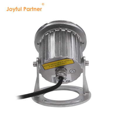 IP68 RGB LED 수중 스포트라이트 스테인리스 스틸 316L DC24v 3*2w LED 따뜻한 백색, 장착 베이스 포함