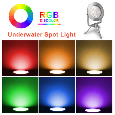 스테인리스 스틸 316 LED 잠수 스팟 라이트 삼각기 RGB 스팟 라이트 CE RoHS 인증