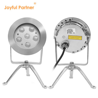 RGBW LED 수중 스팟 라이트 스테인리스 스틸 316 DMX512 제어 12V 24 전압 멀티 컬러 변경