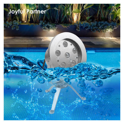 LED 분수 램프 6*2W RGB DMX 스테인리스 스틸316 몸체 DC12V/24V IP68 수영장용