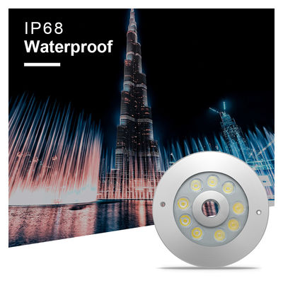 LED 분수 조명 316 스테인리스 스틸 RGB 단색 170*61MM DC12V / 24V IP68 방수