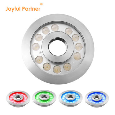 IP68 LED 분수 조명 36W 스테인리스 스틸 3 In 1 RGB 수중 조명