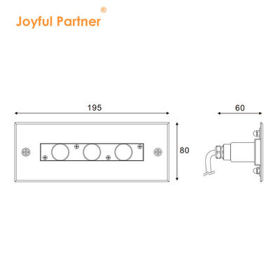 잠수 선형 가벼운 스테인리스 스틸 316L 2년 보증