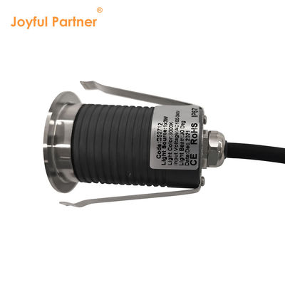 LED 지하 램프 스테인리스 스틸 1W 2W AC/DC 2700K-6000K DIA38MM