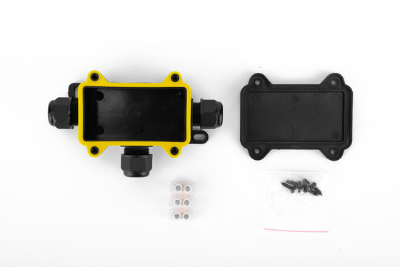 방수 케이블 연결 상자 H 타입 3 웨이 플라스틱 검은 색 빠른 터미널