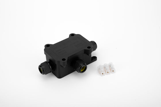방수 케이블 연결 상자 H 타입 3 웨이 플라스틱 검은 색 빠른 터미널