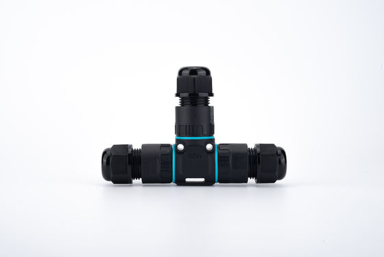 빠른 설치 IP68 방수 플라스틱 2/3 핀 여성 원형 커넥터 전기 변환기