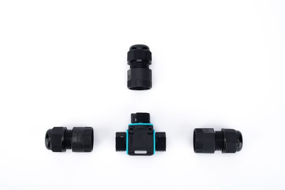 빠른 설치 IP68 방수 플라스틱 2/3 핀 여성 원형 커넥터 전기 변환기