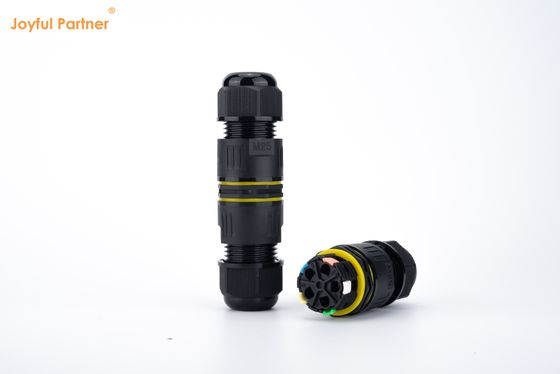 전선 케이블 커넥터 32A 250VAC IP68 방수 2구 커넥터 6-12mm DIA