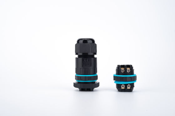 새로운 세대 방진 IP68 방수 빠른 커넥터, 배선용 2방향 3코어 옥외 전기