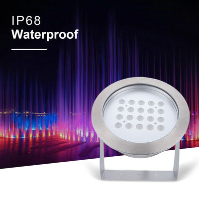 IP68 LED 수중 스포트라이트 20W 40W 60W 80W DMX512 프리미엄 SS316 하우징, 정원 분수용