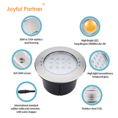 최신 공장 직접 IP68 방수 316 스테인리스 스틸 잠수 수영장 조명 20W / 40W LED 수영장 조명