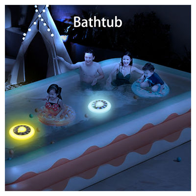 IP68 방수 원격 충전 온도 디스플레이 RGB 수영장 파티를위한 태양 플로팅 수영장 조명