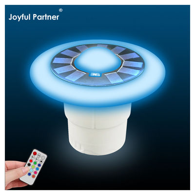 RGB 태양 다이빙 리모컨 IP68 수영장 자동 색상 변경 UFO 떠있는 빛