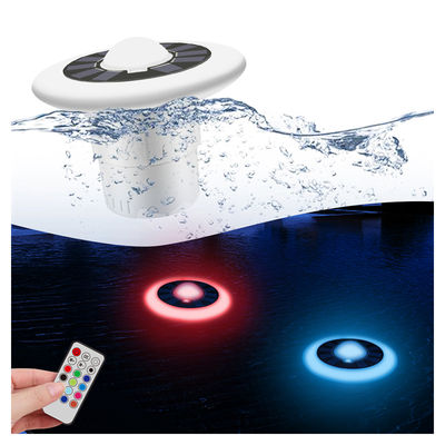 RGB 태양 다이빙 리모컨 IP68 수영장 자동 색상 변경 UFO 떠있는 빛