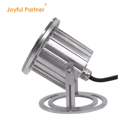 LED 수중 조명 IP68 스테인리스 스틸 316 3x2W 연못용 마운팅 베이스 포함