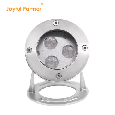 수중 LED 조명 3x3W RGB 3in1 스테인리스 스틸 316SS IP68 12V-24V 경관용 저전압 스포트라이트