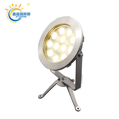 CE ROHS 인증 DC 24V IP68 공장 공급 12X1W LED 단일 색상 잠수용 저전압 연못 조명